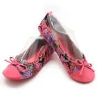 Unique design comfortable soft elegant ladies colorful flats ballerina shoes