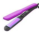 Dual Voltage Digital Flat Iron Pro Ceramic Tourmaline Nano Titanium Plated Hair Straightener With Lcd Display