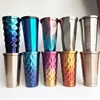 Irregular Creative Style Rhombus Funny Cup Mugs Coffee Cup with straw