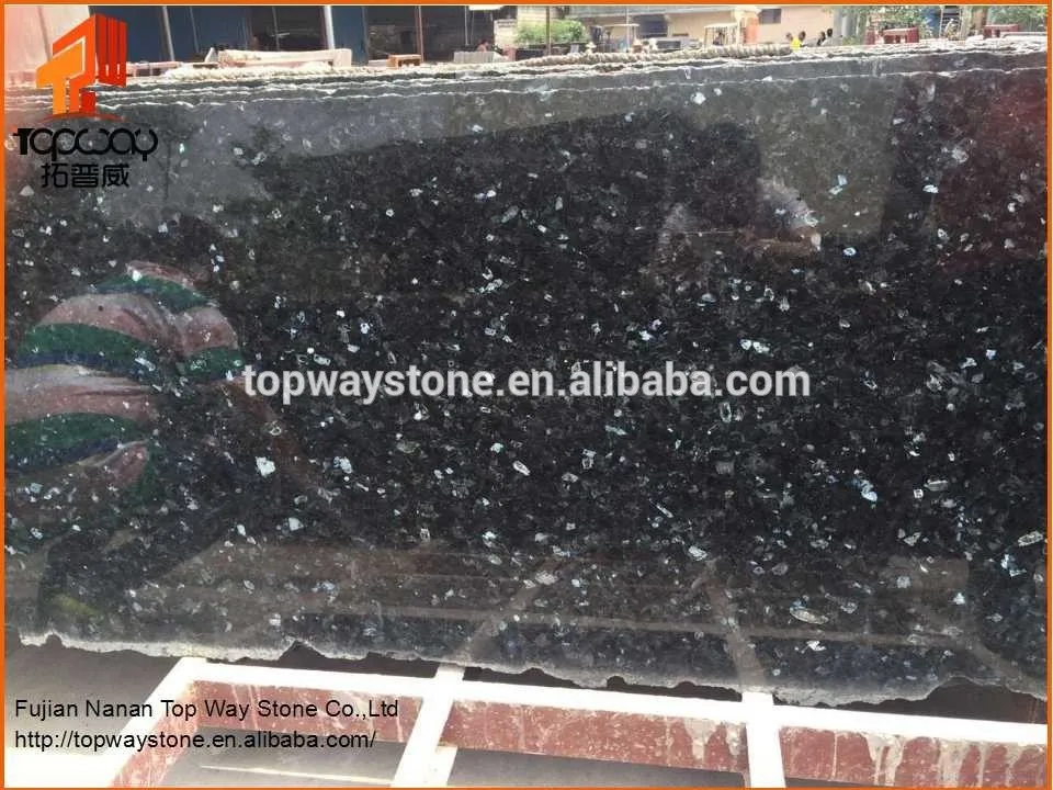 old emerald granite black pearl granite with polished surface