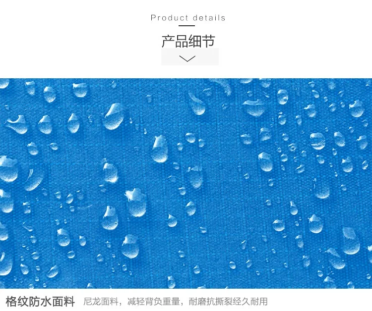 Custom printing Outdoor Nylon Lightweight Waterpoof Foldable Backpack