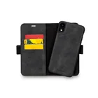 2 in 1 style, detachable case can be used alone phone case for iphone xr flip cover