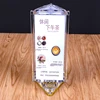 Hot sale fashion Three-sided Rotatable acrylic restaurant Bar menu card display stand Desktop Billboard display rack