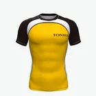 Custom printing athletic blank spandex compression shirts men rash guard