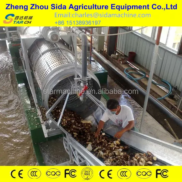 Machine de traitement de l'amidon de manioc/amidon de pomme de terre usine d'extraction