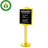 High quality hotel lobby vertical metal advertising sign stand