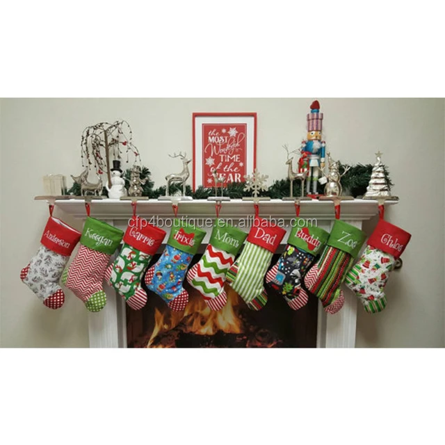 embroidered stockings