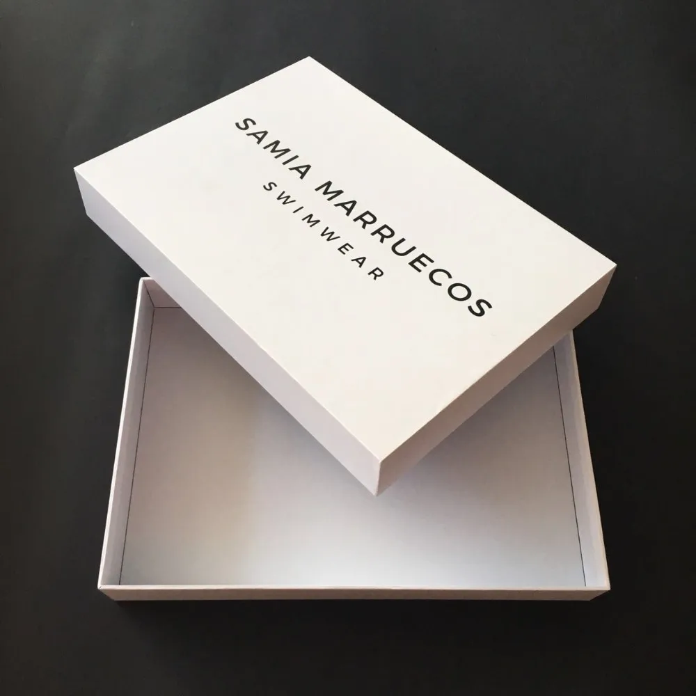 custom size and logo swimwear gift box eco friendly packaging