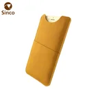 Exquisite workmanship PU leather mobile phone holder portable cell phone pouch