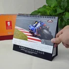 Excellent quality custom printing matt lamination creative table paper calendar