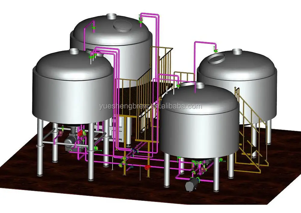 3000L Large commerical industrial beer brewery equipment for sale