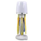 High Sanitizing Rate Portable Automatic Uv Toothbrush Sterilizer 6pcs Toothbrush Holder With Two Water Cups
