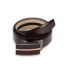 Alloy Automatic Buckle Genuine Full Grain Leather Mens Leather Belts