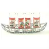 4-Compartment Stainless Steel Canoe Shoote