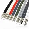 2017 polyester waist cord with metal caps for swimwear garments