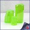 manufactured price apple green color cubic zirconia rough uncut gemstones