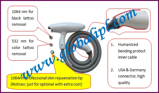Effective new tattoo remove portable er yag laser