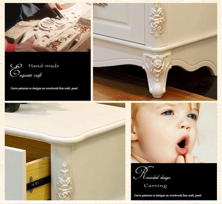 Antique High Living Room Wooden furniture lcd TV Stand pfy10022