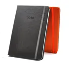 Embossing handmade leather hardcover journal notebook printing