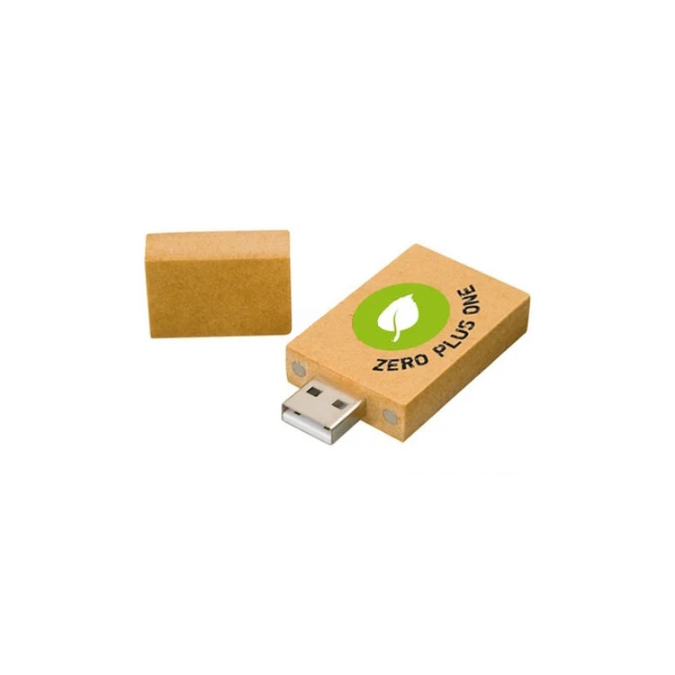 promotional gift customized logo printing low carbon concept 4gb