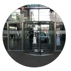 Manual or Automatic 3 wings/4wings Crystal Revolving Door