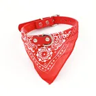 Pet Bandana Flag Headband Bandana Scarf Leather Bib for Dogs