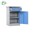 High quality steel hospital medical bedside stainless steel surface drawer storage cabinet