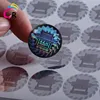 free sample anti void custom die cut stickers radium security hologram stickers