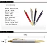 Wholesale big ballpoint pen logo printed heavy metal ball pen with high quality for promotion gift