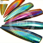Holographic Chameleon Peacock Nail Glitter Mirror Laser Pigment Powder Holo Nail Art Chrome Glitters Nailart UV Gel