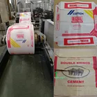 customized printed automatic packing filling plastic raw material cement bag for 25kg 50kg weight