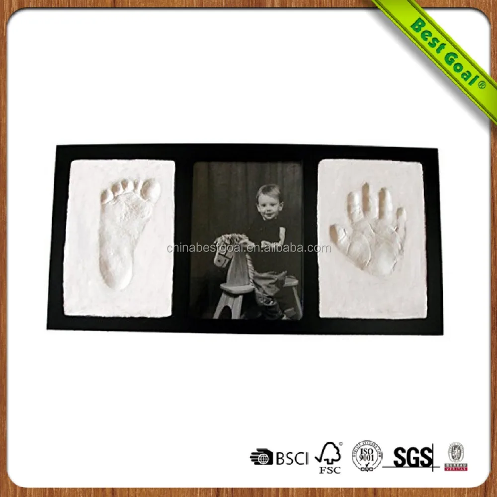 baby keepsake baby hand or foot print and photo album baby girl