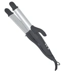 Amazing Price Wholesale Professional LCD Ceramic Wand 2 in 1 Hair Curler Flat Iron