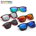 Ad two tone color unisex kids namebrand styles with revo-lens sunglasses sun glasses glasses