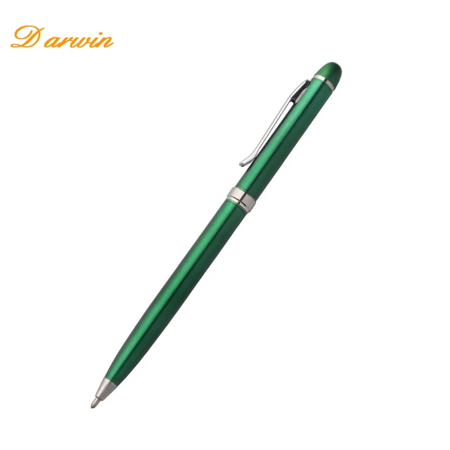 3d printing custom promotional gift metal slim green cross ball