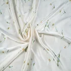 silk satin fabric 100% silk fabric with Digital Print for Small Order Clothing
