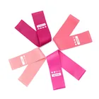 Custom printed yoga fitness latex exercise resistance loop band set booty bands