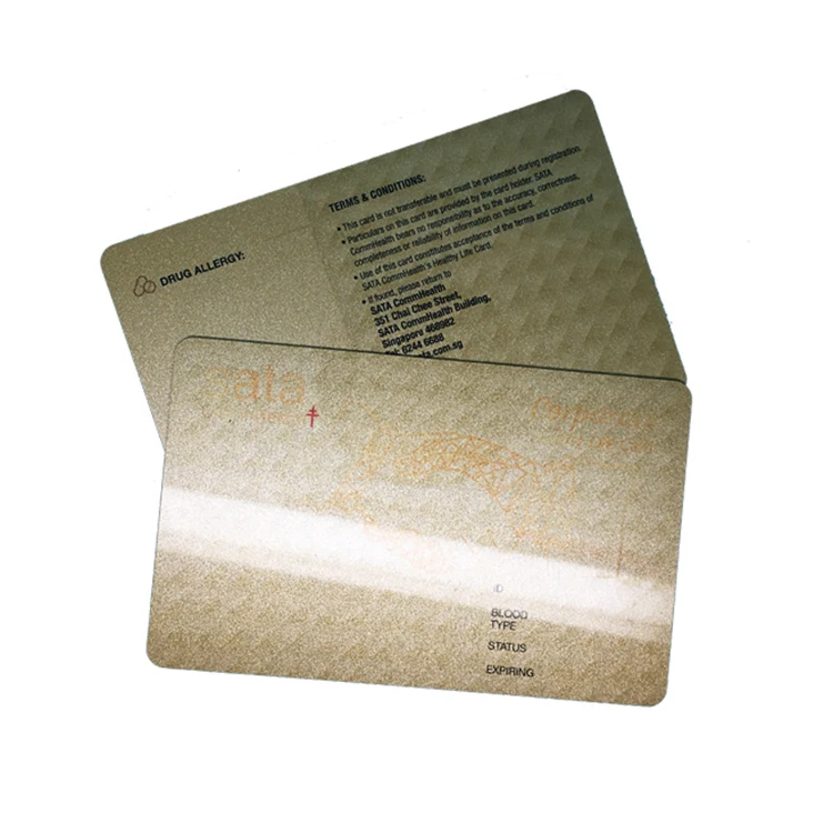 trade assurance plastic cards barcode card/ vip pvc gift crad