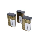 customized pattern metal tin can for tea leaves pack