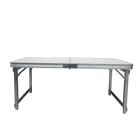 Portable Aluminum folding camping picnic table for outdoor beach