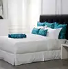 Luxury Hand Embroidered 100% Cotton Bedsheet Bedding Sheet Hotel Bed Linen Set
