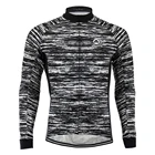 Autumn & Winter Cycling Thermal Jacket Black and white Windproof Cycling Wear