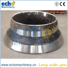 premium manganese steel QH331 cone crusher liners for crushing aggregate
