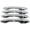 Mirror Chrome Side Door Handle Covers Moulding Trims With No Smart Key Hole For 2010 2011 Tucson IX35 8Pcs Brand New