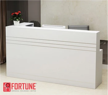 Modern Stylish Cheap Price White Salon Counter Table Reception