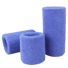High breathable personalized custom blue sweatbands