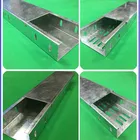 telecom double HDG Compartment Cable Tray With Cover Trunking Support