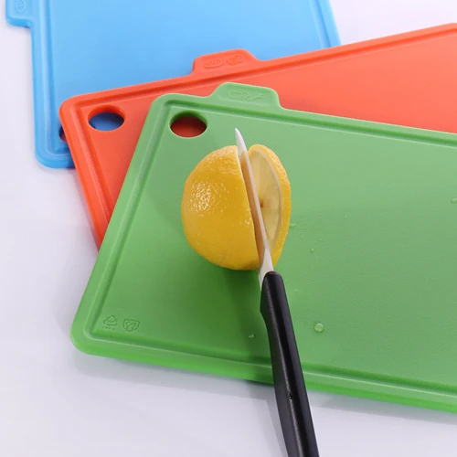 High quality mini plastic colorful cutting board kitchen portable blank
