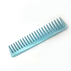 wholesale good quality plastic wide tooth colorful easy magic hair combs
