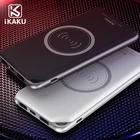 New 2018 qi portable charge fast 10w 2a wireless charger with power bank for android iphone